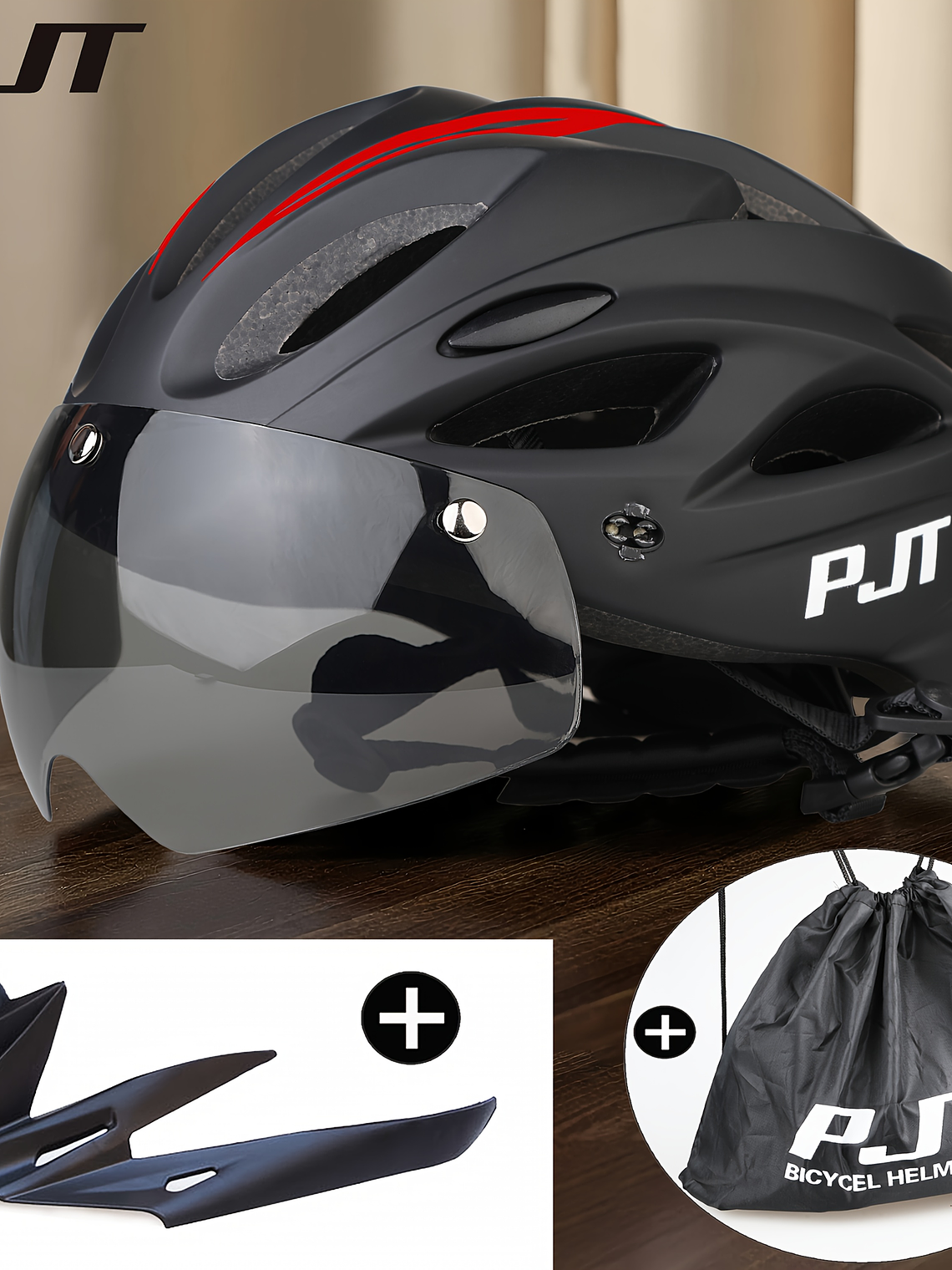 Casco de Ciclismo Premium con Visera Desmontable y Alta Protección 9