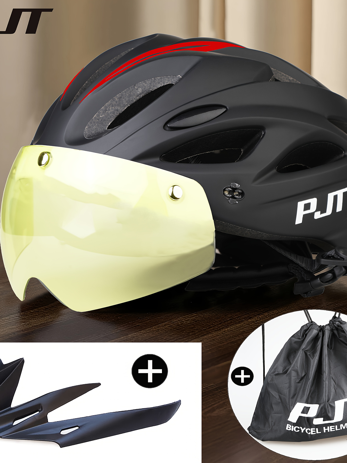 Casco de Ciclismo Premium con Visera Desmontable y Alta Protección 13