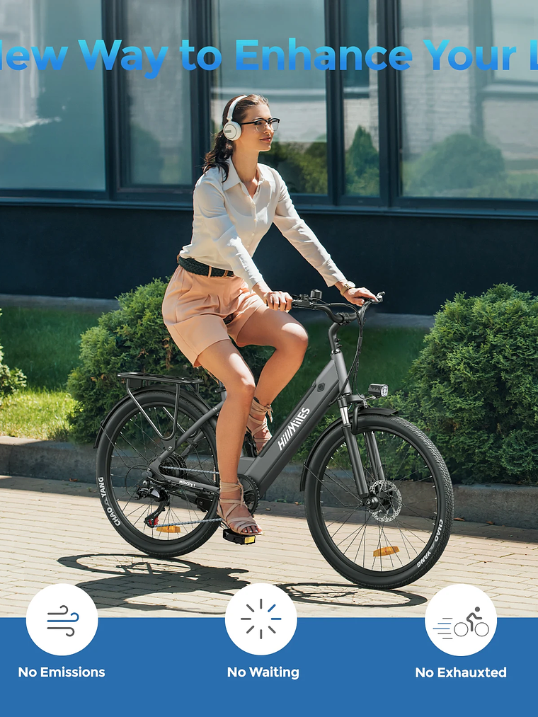 MileCity – Bicicleta Eléctrica Urbana Premium 5