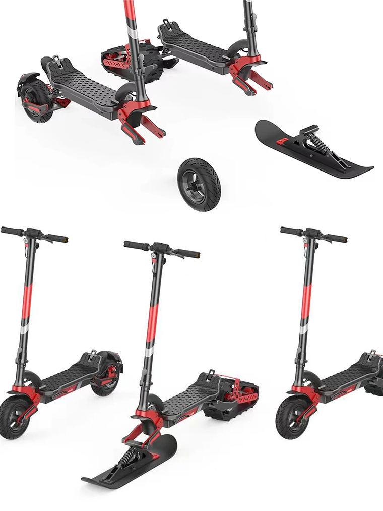 Patinete eléctrico de nieve 3-en-1, 45 km/h, 2000W, todo terreno. 5