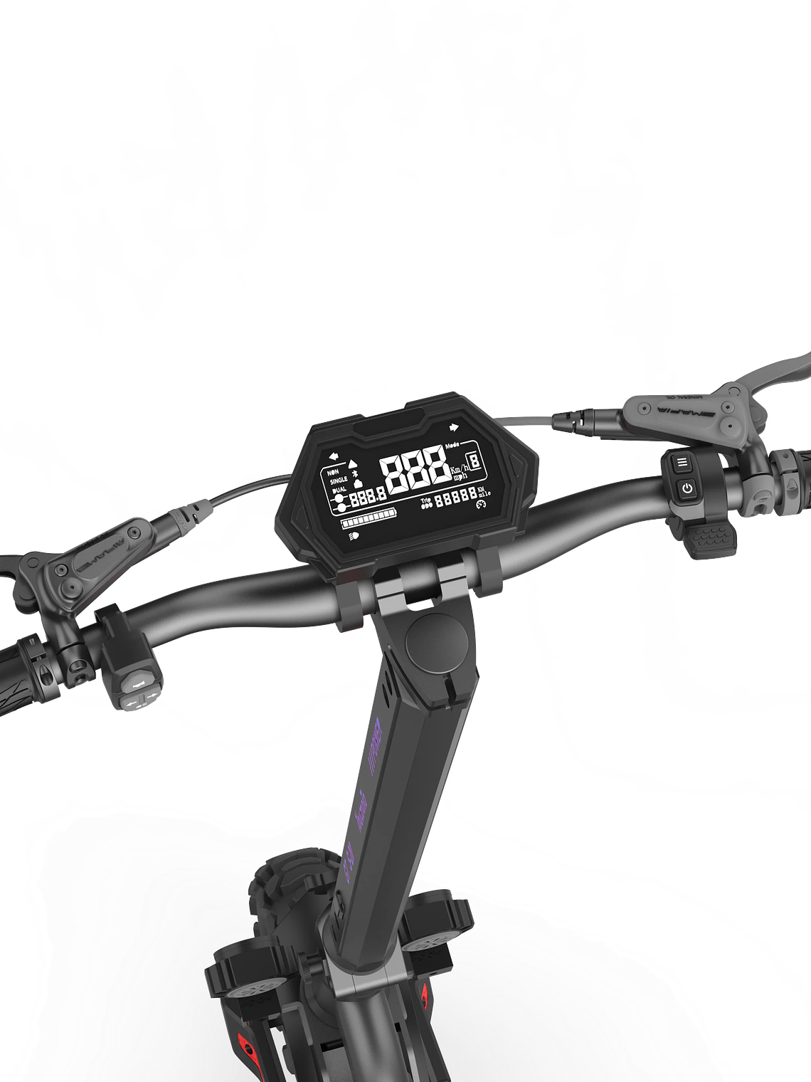 Patinete eléctrico de nieve 3-en-1, 45 km/h, 2000W, todo terreno. 6