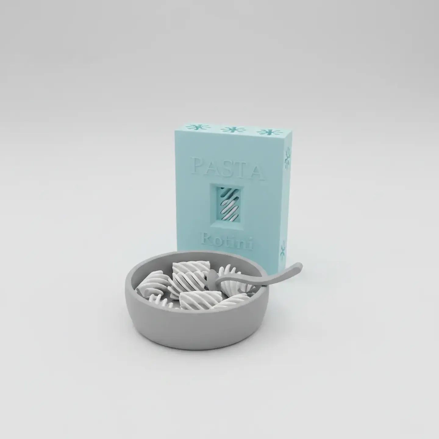 Juego de Pasta Rotini Interactivo Impreso en 3D: ¡El juguete viral de cocina para niños! 1