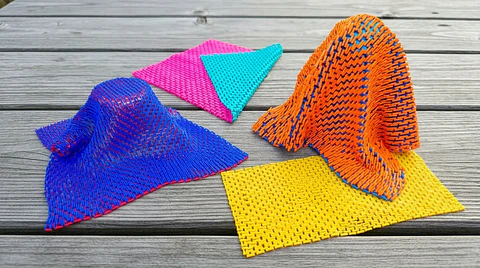 Malla Sensorial Articulada Bicolor – Tela fidget bicolor