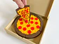 Pizza familiar sensorial articulada – Puzzle fidget con caja - Miniatura 1