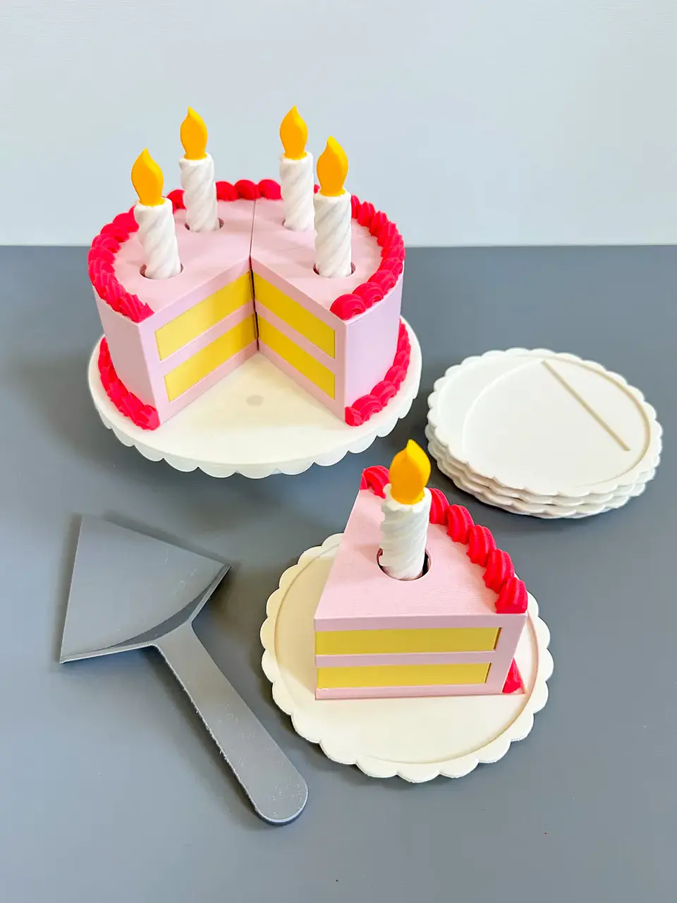 Set Sensorial Torta de Cumpleaños – Juego simbólico y fidget interactivo 1