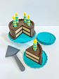 Set Sensorial Torta de Cumpleaños – Juego simbólico y fidget interactivo - Miniatura 2