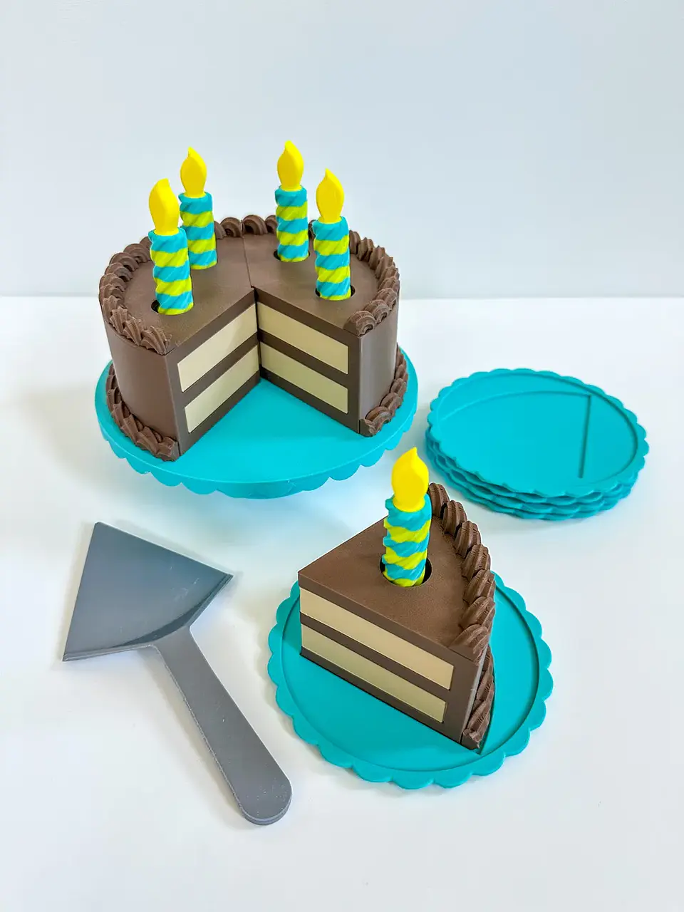 Set Sensorial Torta de Cumpleaños – Juego simbólico y fidget interactivo 2