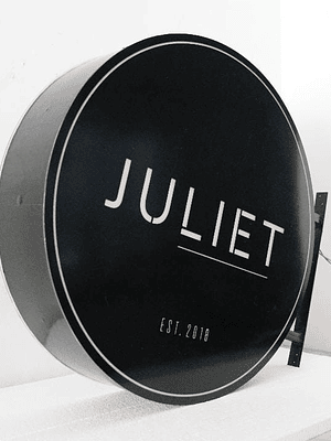 Letrero Lateral 2 Caras - RompeTrafico LUMINOSO