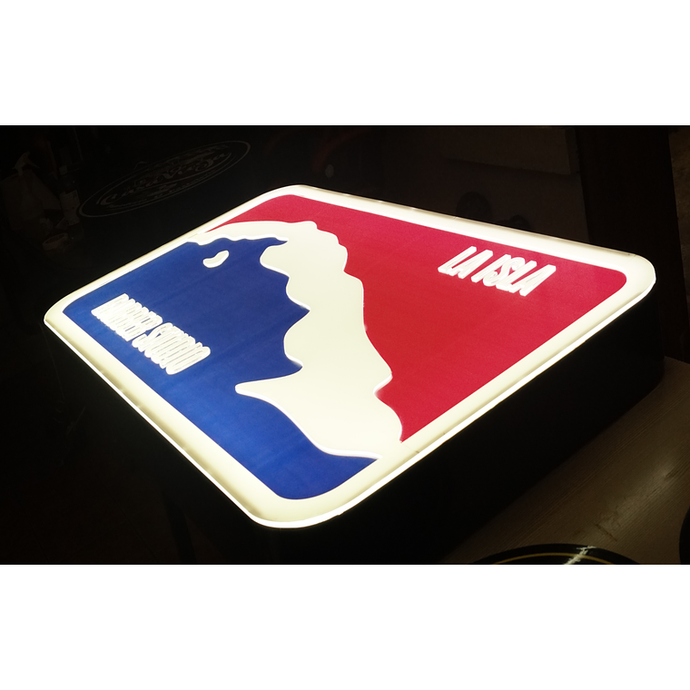 Letrero Caja de Luz con Relieves 1