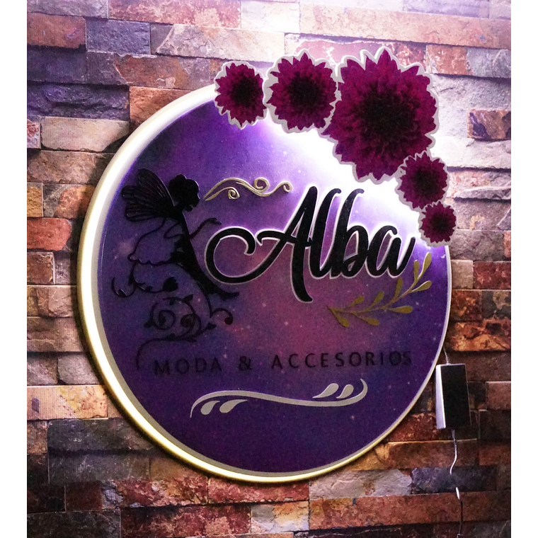 Letrero Relieves 3D 3