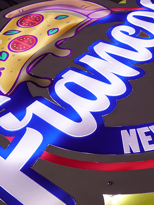 LETRERO RELIEVES 3D - acrilico MDF luminoso - resplandor