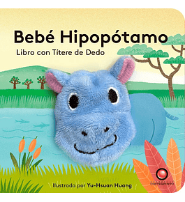 Libro con títere de dedo: bebé hipopótamo