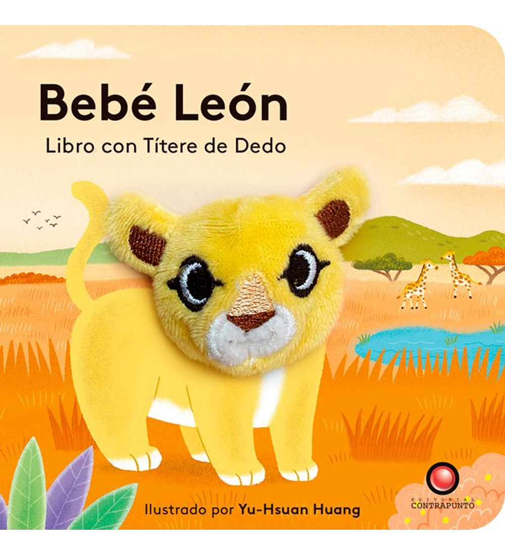 Libro con títere de dedo: bebé león