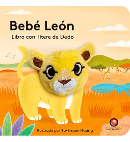Libro con títere de dedo: bebé león