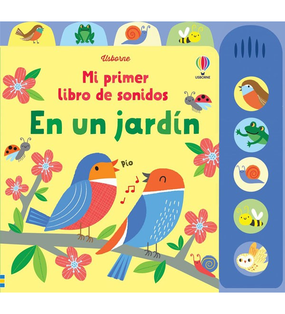 Primer libro de sonidos- En el jardín