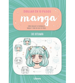 Libro Dibujar en 10 pasos- Manga