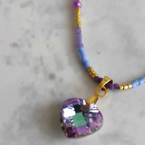 Choker corazón Swarovski