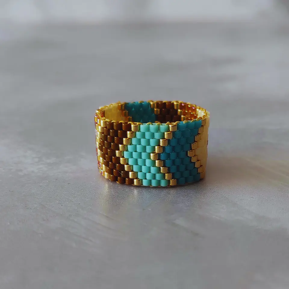 Anillos tejidos 3