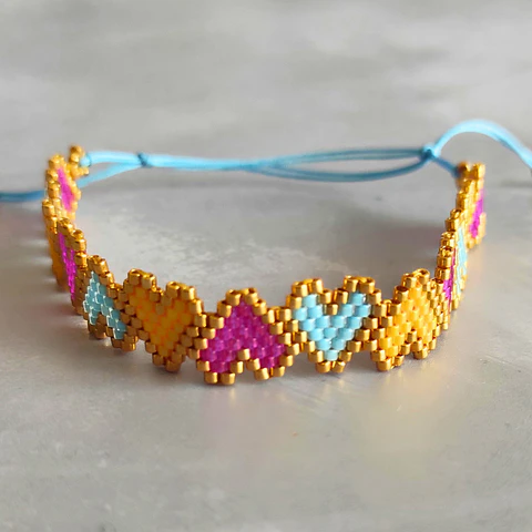 Pulsera Corazones