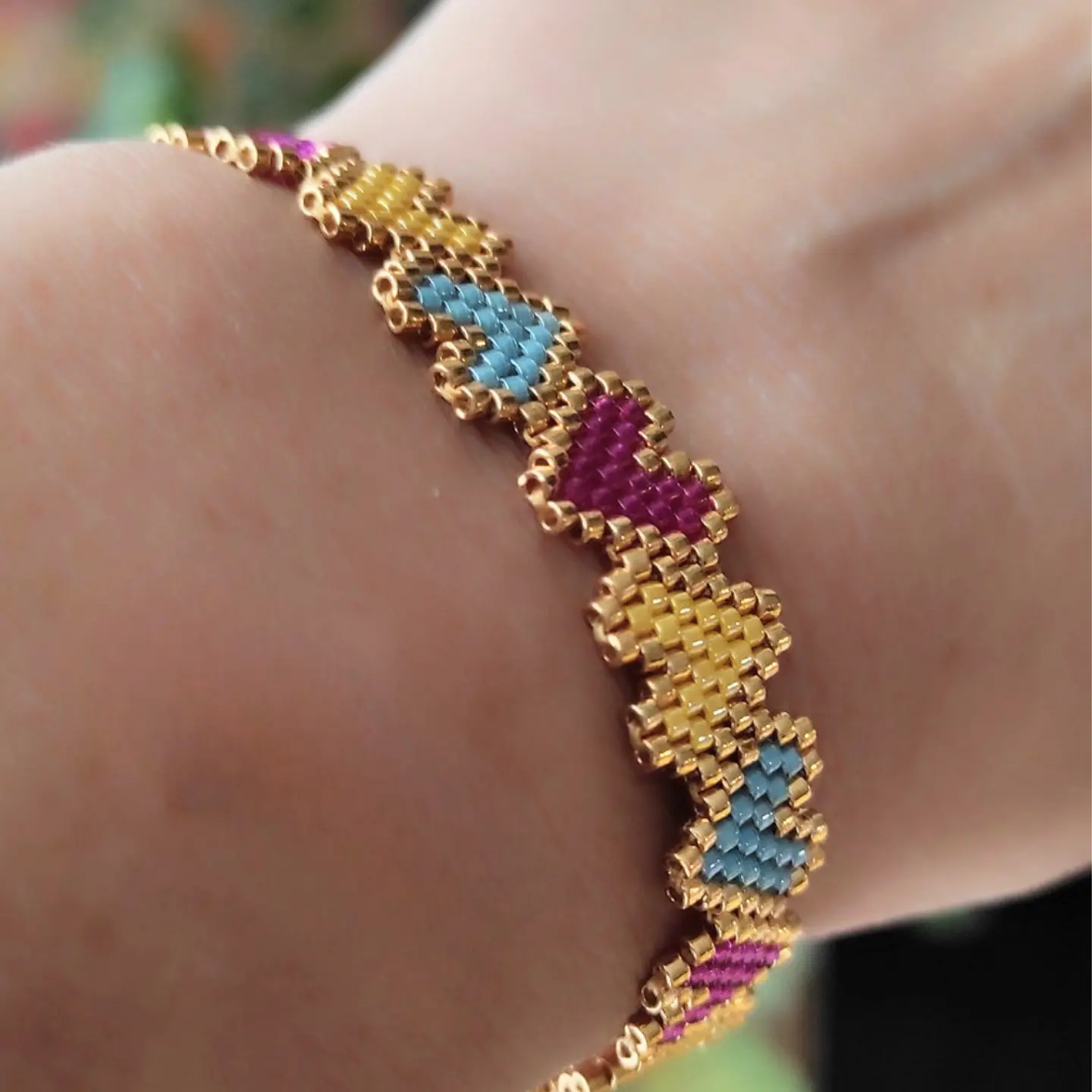 Pulsera Corazones 2