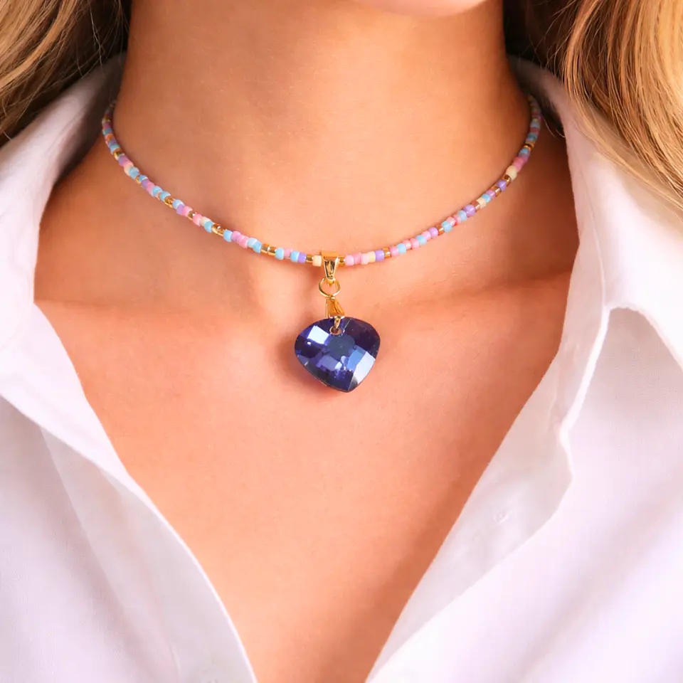 Choker corazón Swarovski 1