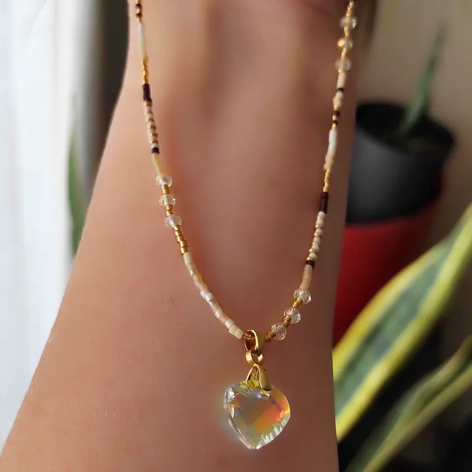 Choker corazón Swarovski 3