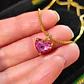 Cadena Mini Corazón Cristal - Miniatura 3