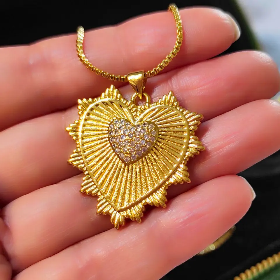 Cadena con Corazón doble 1