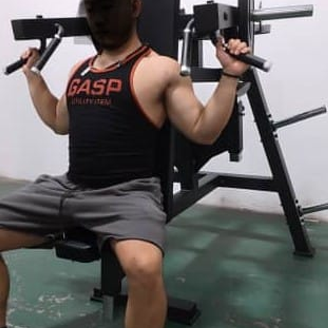 Press de ombros convergente unilateral  2