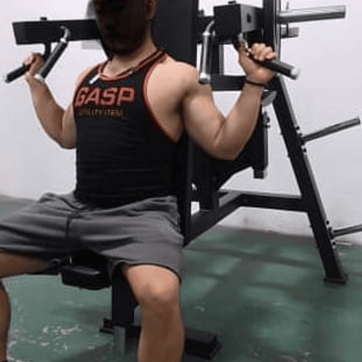 Press de ombros convergente unilateral  2