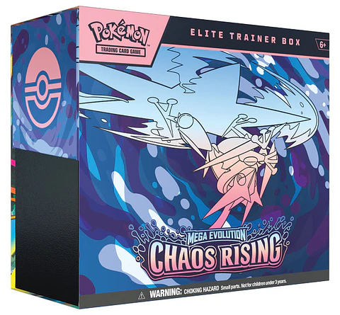 Elite Trainer Box Pokémon Megaevolución – Chaos Rising