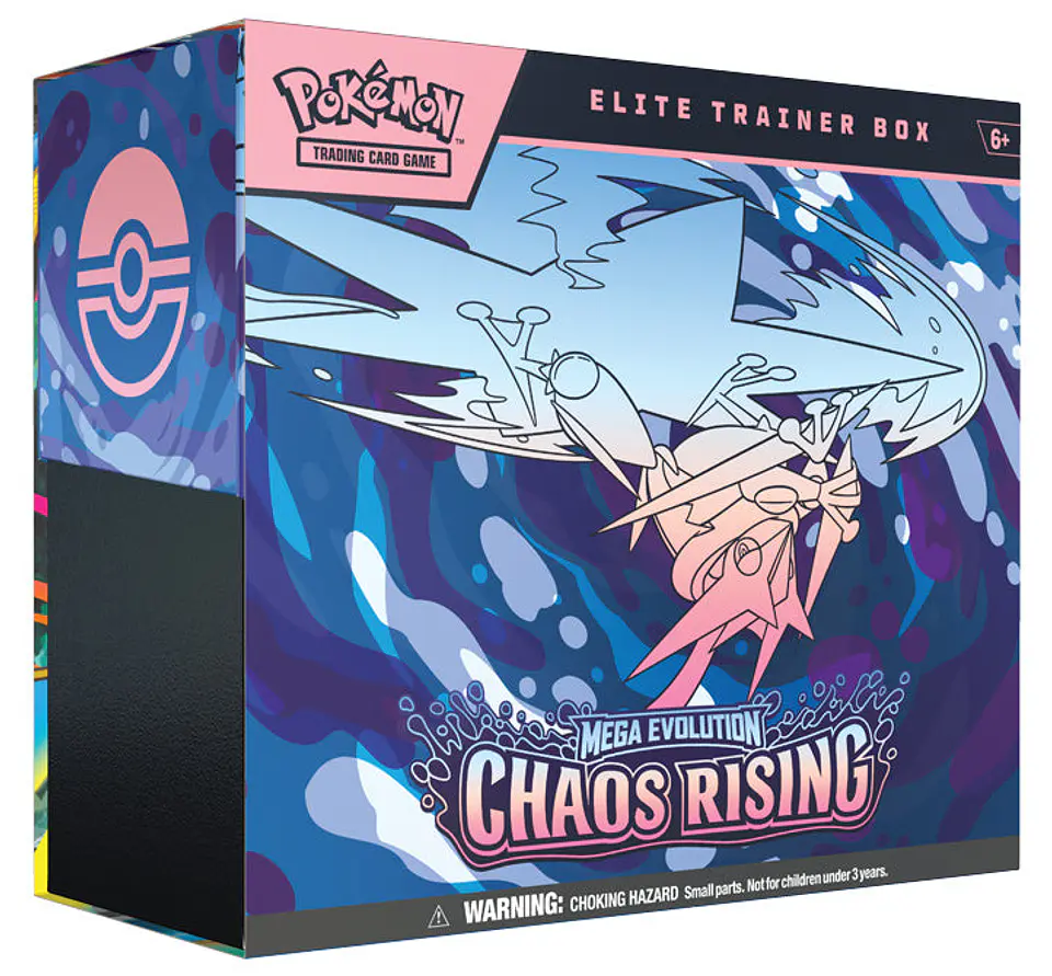 Elite Trainer Box Pokémon Megaevolución – Chaos Rising 1