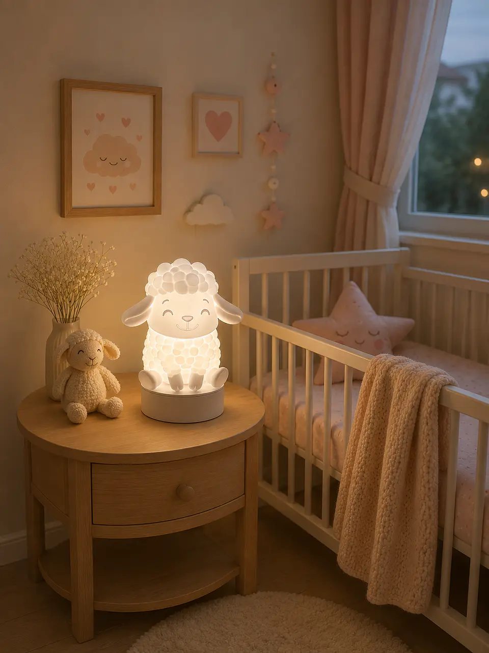 Luminária LED Infantil - Ovelha 3