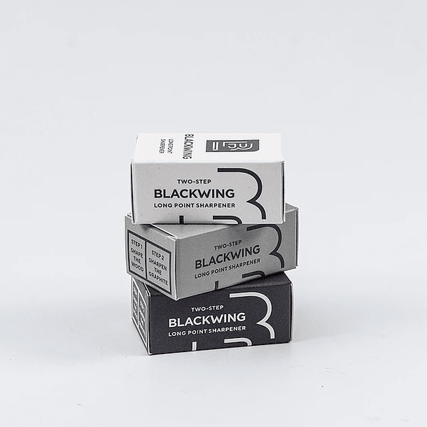 Sacapuntas Negro Two - Step Long Blackwing 4