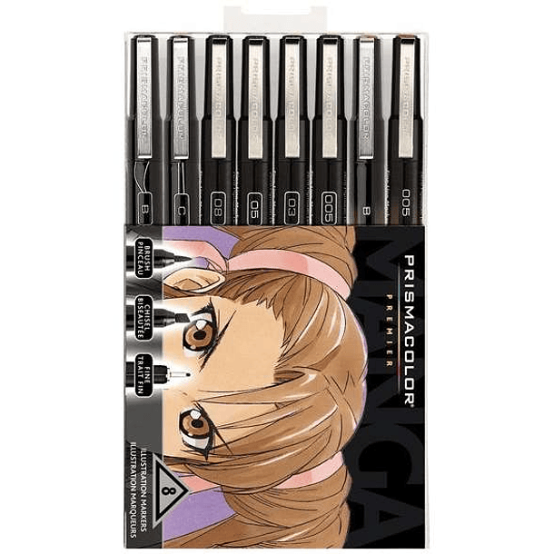 Tiralíneas y Marcador Prismacolor Premier Set 8 