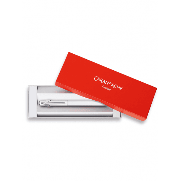 Pluma Metal Caran D 'Ache 849 Blanca 1