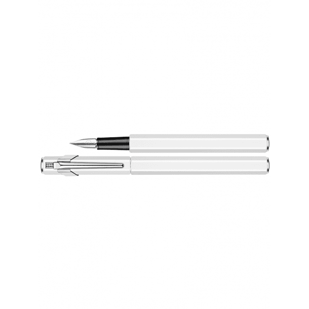 Pluma Metal Caran D 'Ache 849 Blanca 3