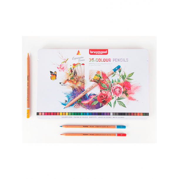 Lápices de Colores Bruynzeel Expression set 36 3