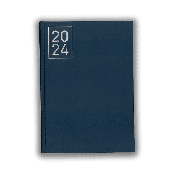 Agenda 2024 Tapa PU Tela Dia Página 15X21 2