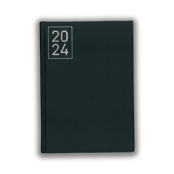 Agenda 2024 Tapa PU Tela Dia Página 15X21 3