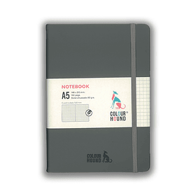 Libreta Colour Hound A5 Gris Lisa