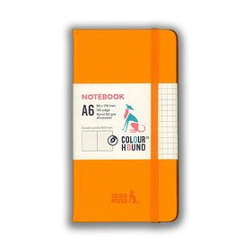 Libreta Colour Hound A6 Mostaza Lisa