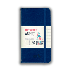 Libreta Colour Hound A6 Azul Texturada