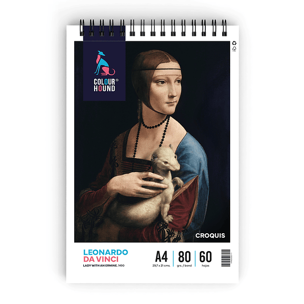 Croquera de dibujo Colour Hound A4 4