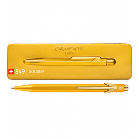 Bolígrafo Caran D 'Ache 849 Dorado (Goldbar)