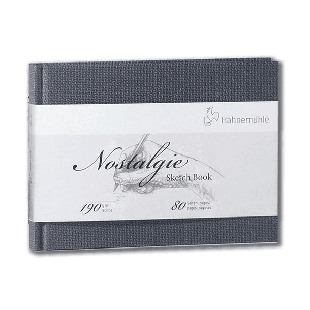 Libreta Dibujo Hahnemühle Nostalgie Sketch Book Horizontal 190 gr A5 
