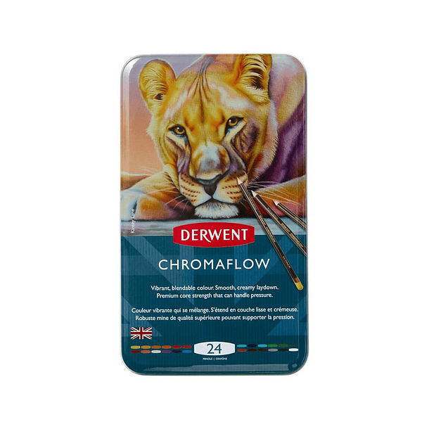 Lápices de Colores Chromaflow Derwent Set 24 