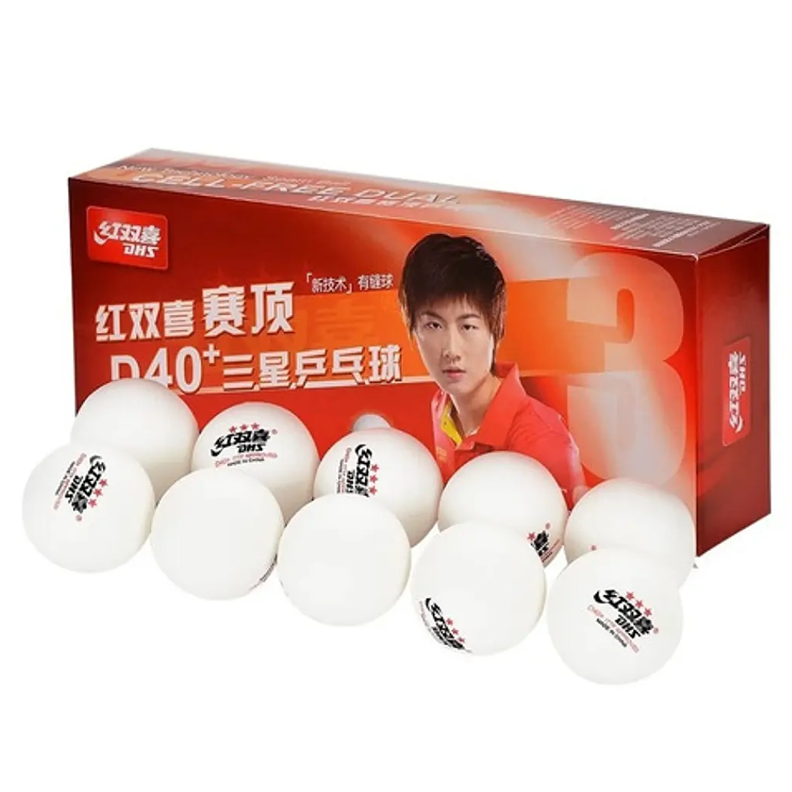 Pelota DHS 40+ 3 Estrellas 1