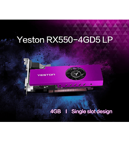 Tarjeta de Video Yeston Razor mini RX 550 GPU 4GB GDDR5 128bit