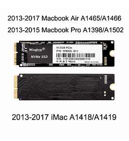 Disco Sólido SSD para Macbook Pro Retina y Macbook Air (incluye herramientas)